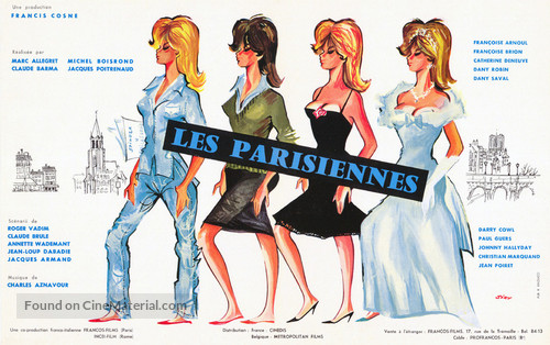 Les parisiennes - French Movie Poster