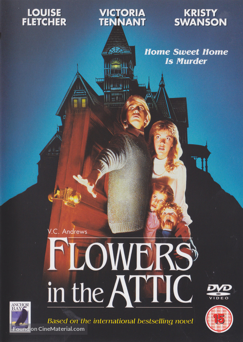 Flowers in the Attic - British DVD movie cover