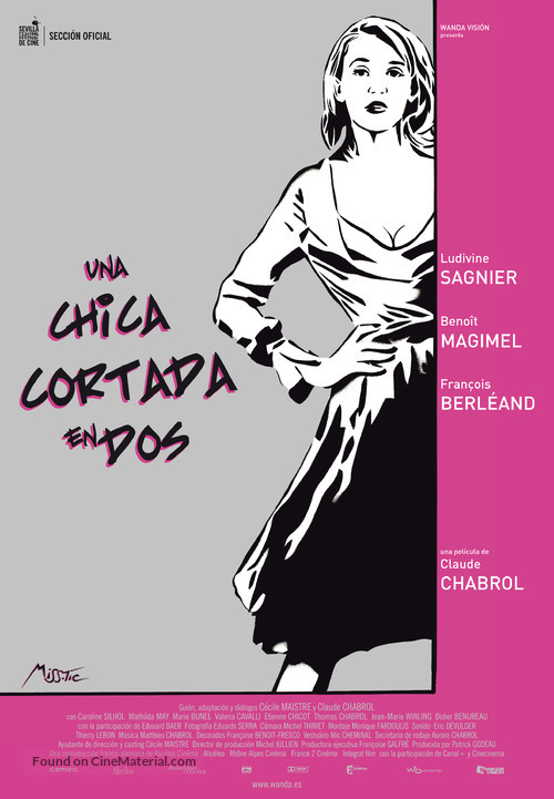 La fille coup&eacute;e en deux - Spanish poster