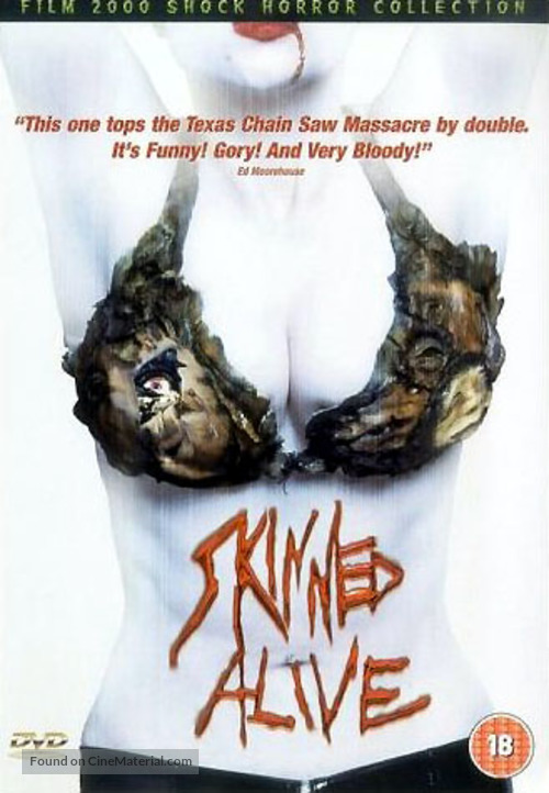 Skinned Alive - British DVD movie cover