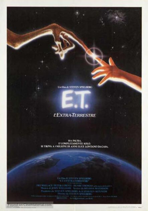 E.T. The Extra-Terrestrial - Italian Movie Poster