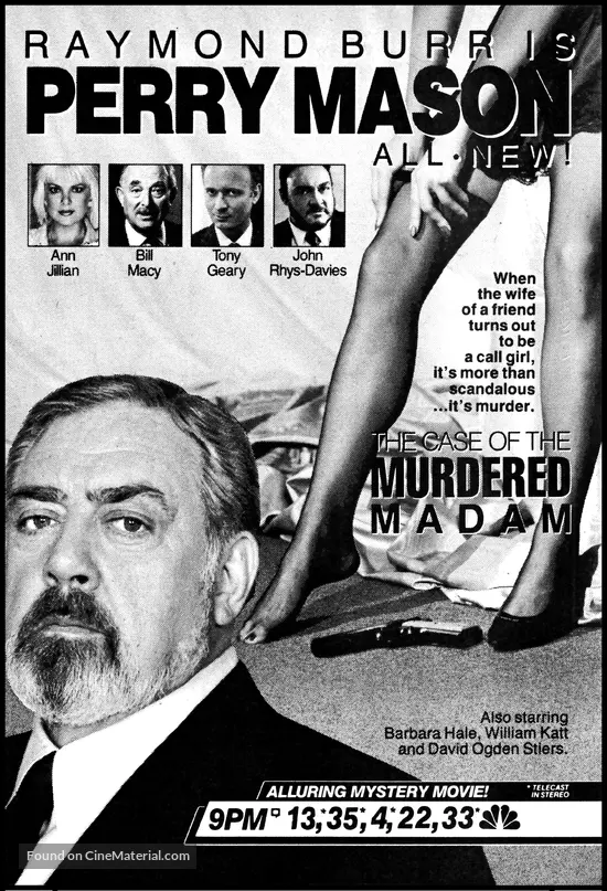 Perry Mason Case Of The Murdered Madam
