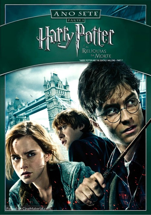 Harry Potter and the Deathly Hallows - Part 1 - Brazilian Movie Cover