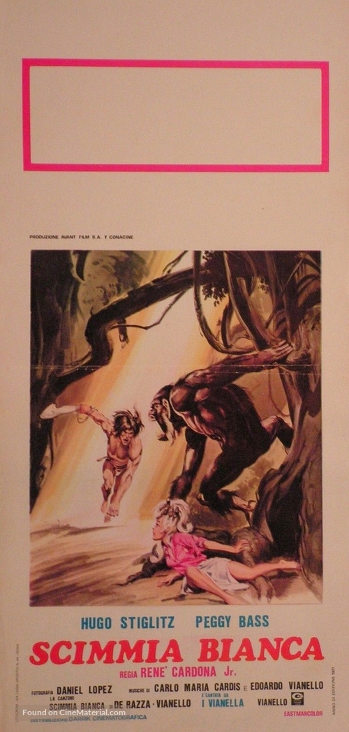 El rey de los gorilas - Italian Movie Poster