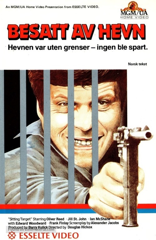 Sitting Target - Norwegian VHS movie cover