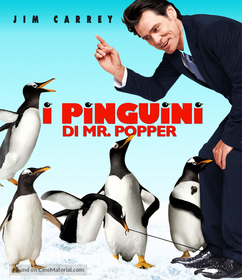 Mr. Popper&#039;s Penguins - Italian Movie Poster