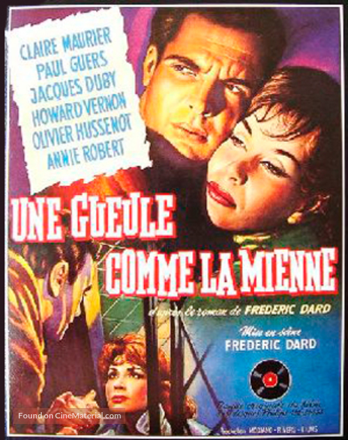 Une gueule comme la mienne - Belgian Movie Poster