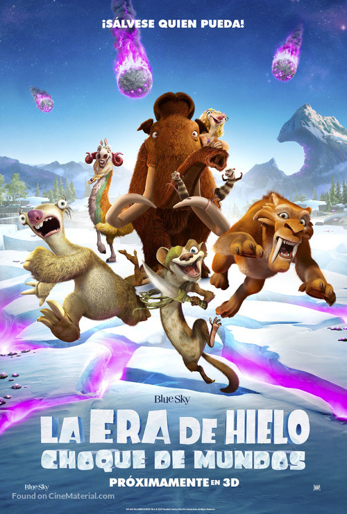 Ice Age: Collision Course - Argentinian Movie Poster