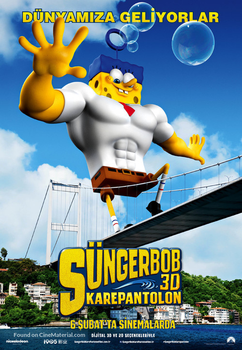 The SpongeBob Movie: Sponge Out of Water - Turkish Movie Poster
