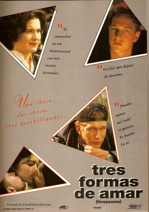 Threesome - Spanish DVD movie cover