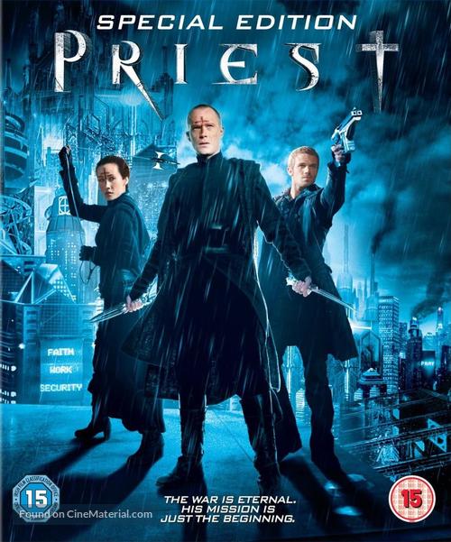 Priest - British Blu-Ray movie cover