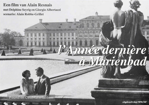 L&#039;ann&eacute;e derni&egrave;re &agrave; Marienbad - Dutch Movie Poster