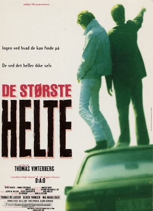 De st&oslash;rste helte - Danish Movie Poster