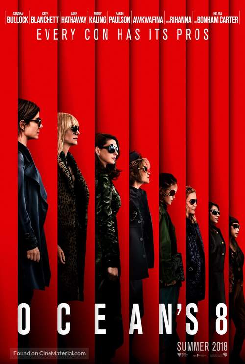 Ocean&#039;s 8 - Indian Movie Poster