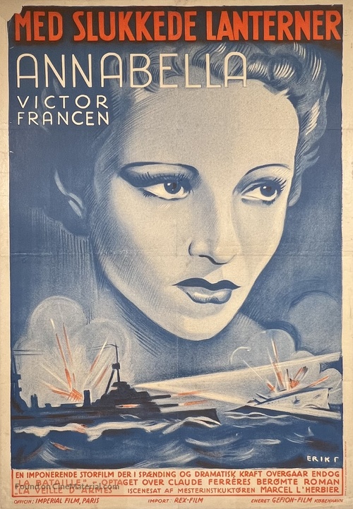 Veille d&#039;armes - Danish Movie Poster