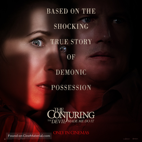 The Conjuring: The Devil Made Me Do It - British Movie Poster
