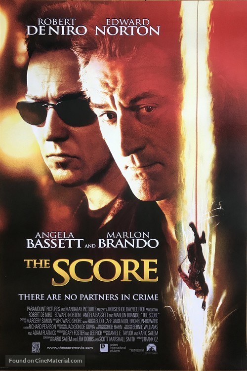 The Score - Dutch Movie Poster