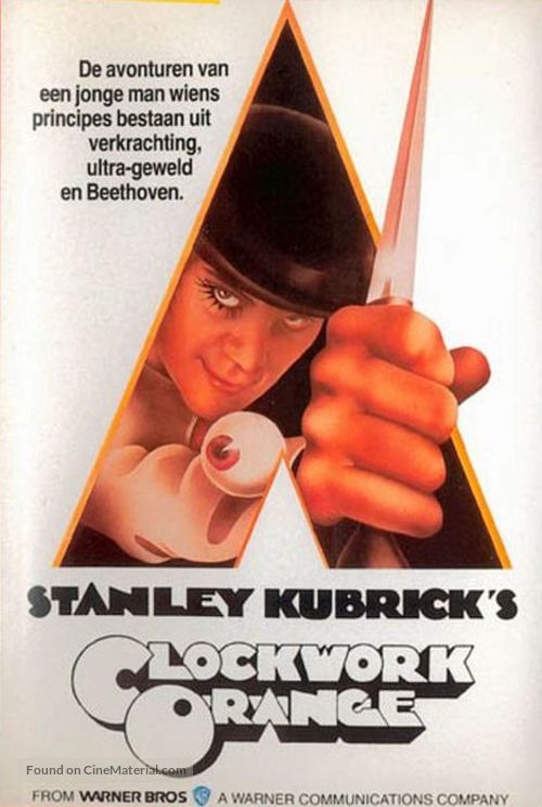 A Clockwork Orange - Dutch DVD movie cover