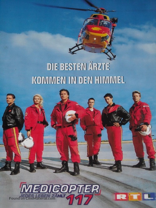 &quot;Medicopter 117 - Jedes Leben z&auml;hlt&quot; - German DVD movie cover