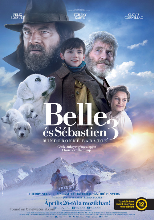 Belle et S&eacute;bastien 3, le dernier chapitre - Hungarian Movie Poster