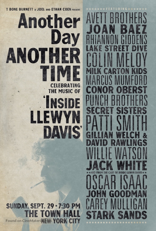 Another Day, Another Time: Celebrating the Music of Inside Llewyn Davis - Movie Poster