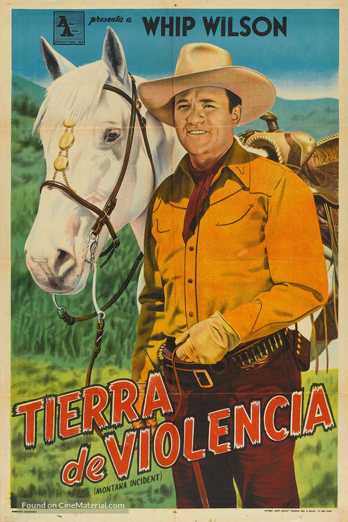 Montana Incident - Argentinian Movie Poster