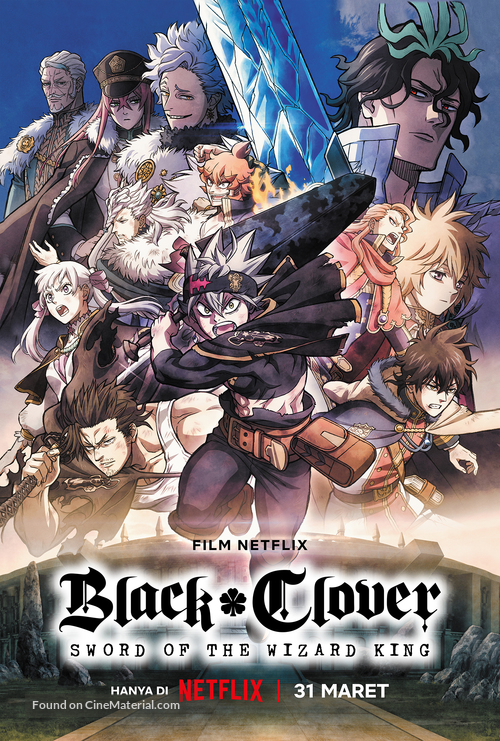 Black Clover: Sword of the Wizard King - Indonesian Movie Poster