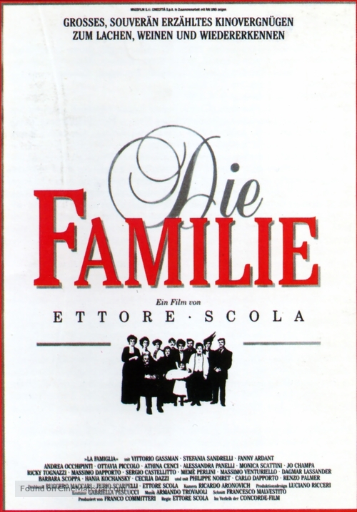 La famiglia - German Movie Poster