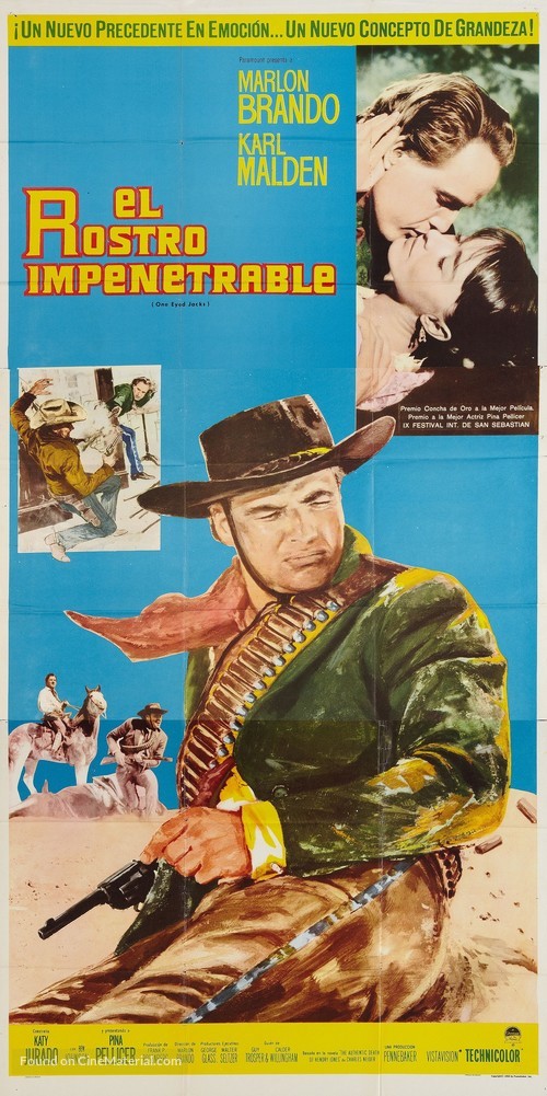 One-Eyed Jacks - Mexican Movie Poster