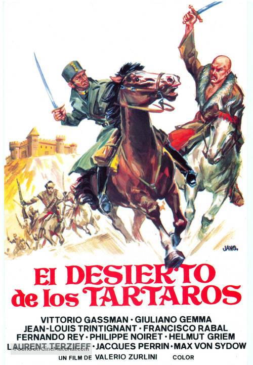 Il deserto dei Tartari - Spanish Movie Poster