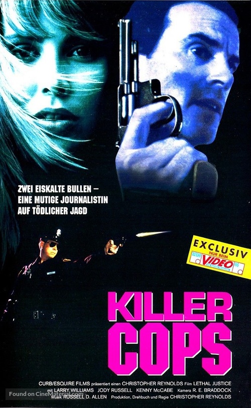 Lethal Justice - German VHS movie cover