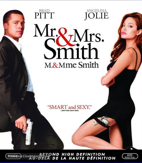 Mr. &amp; Mrs. Smith - Canadian Blu-Ray movie cover