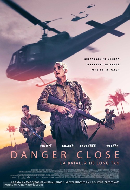 Danger Close: The Battle of Long Tan - Spanish Movie Poster