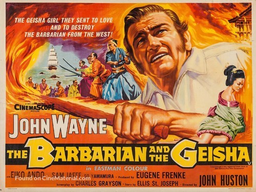 The Barbarian and the Geisha - British Movie Poster