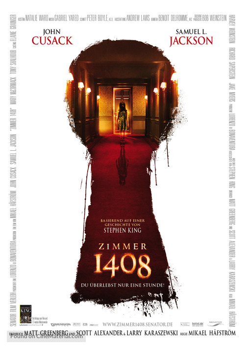 1408 - German Movie Poster