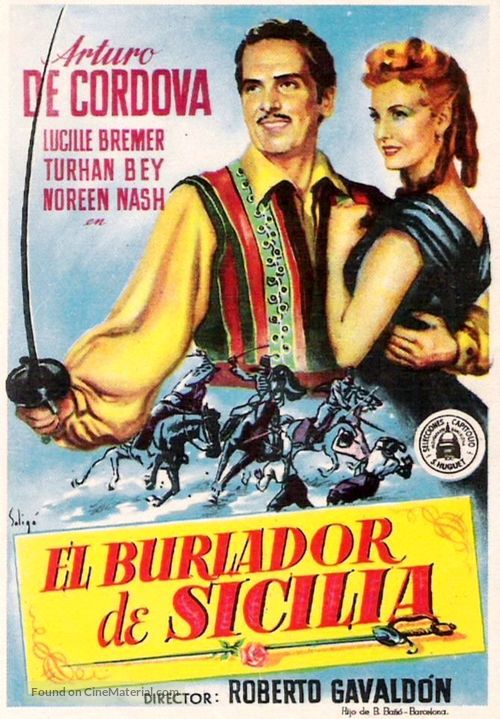 Adventures of Casanova - Spanish Movie Poster