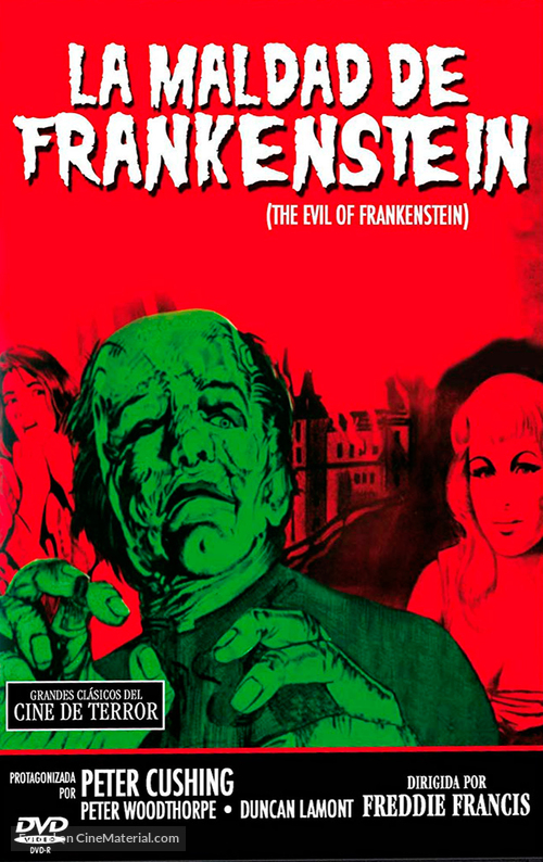 The Evil of Frankenstein - Spanish DVD movie cover