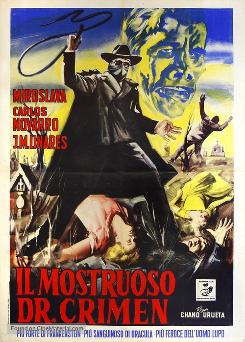 El monstruo resucitado - Italian Movie Poster
