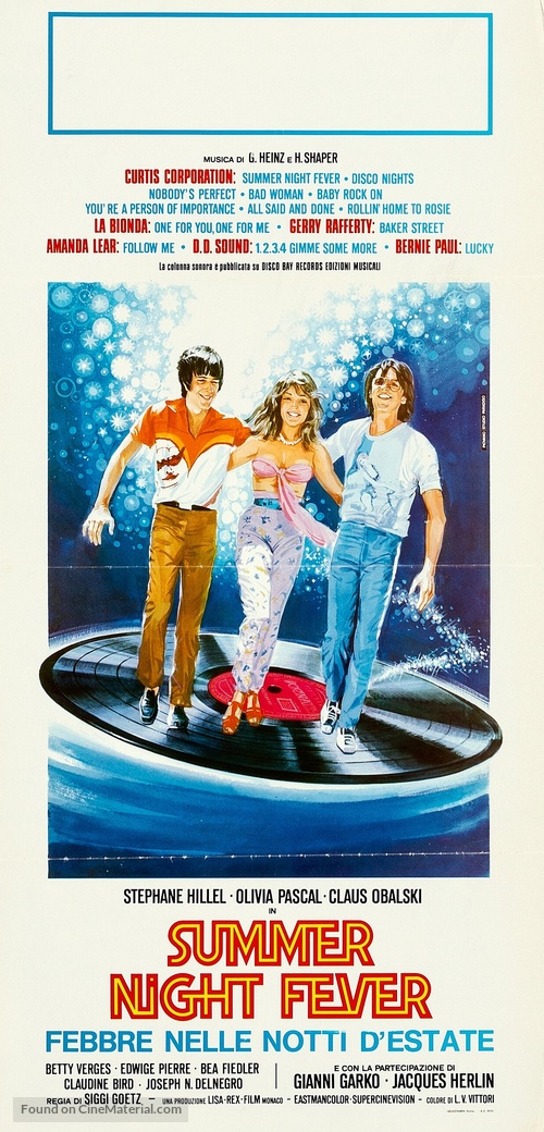 Summer Night Fever - Australian Movie Poster