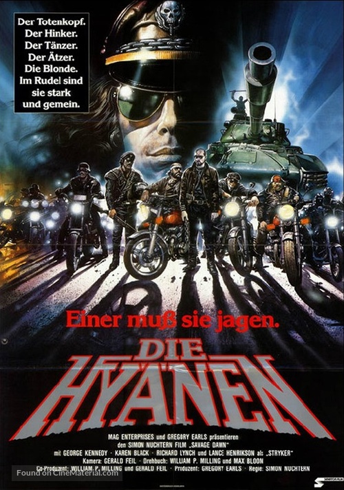 Savage Dawn - German Movie Poster