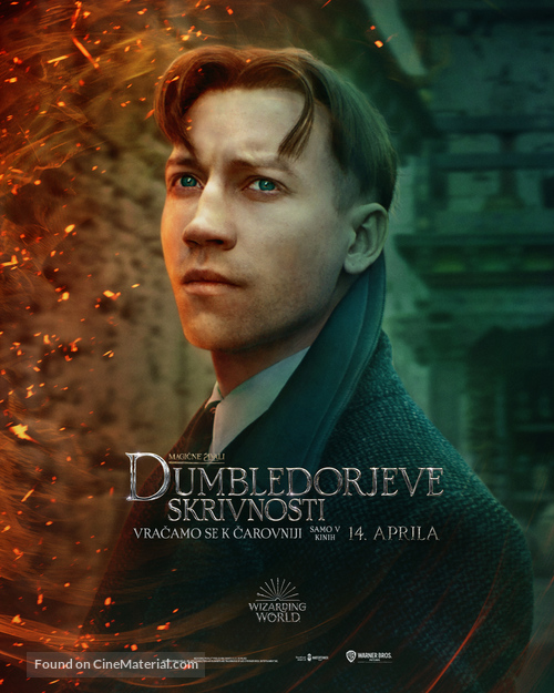 Fantastic Beasts: The Secrets of Dumbledore - Slovenian Movie Poster