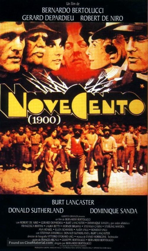 Novecento - French VHS movie cover