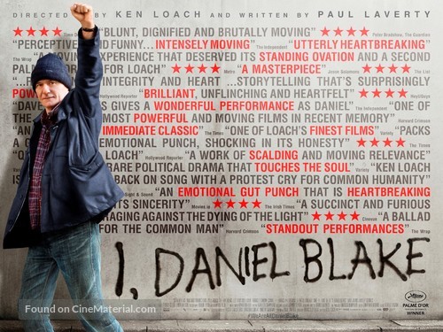 I, Daniel Blake - British Movie Poster