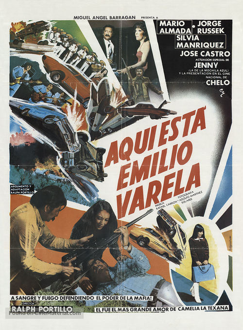 Emilio Varela vs Camelia la Texana - Mexican Movie Poster