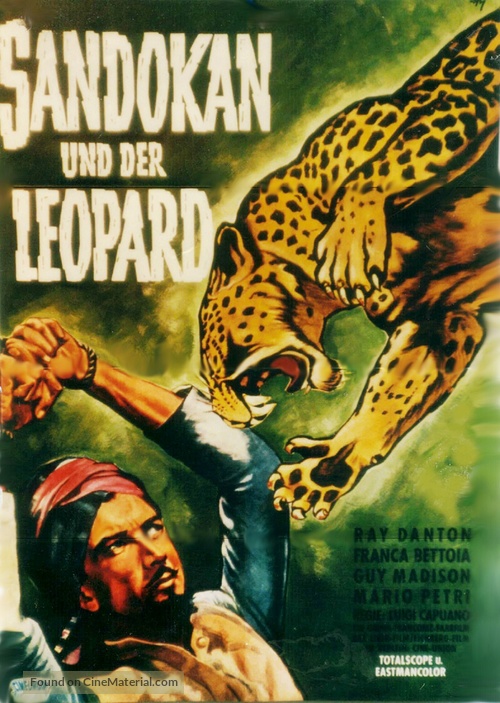Sandokan contro il leopardo di Sarawak - German Movie Poster