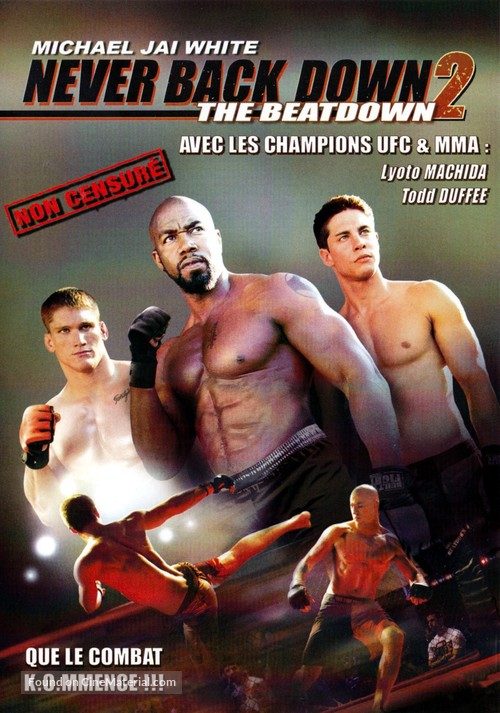 Never Back Down 2: The Beatdown - French DVD movie cover