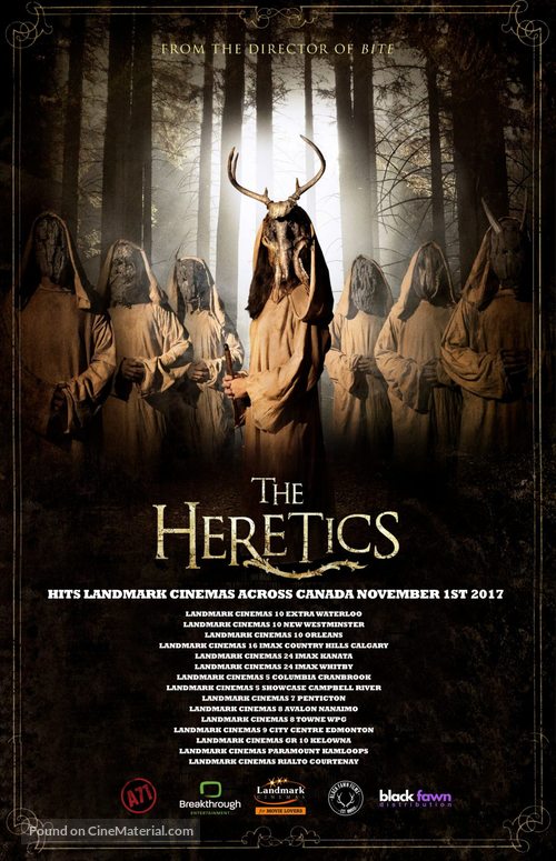 The Heretics - Canadian Movie Poster