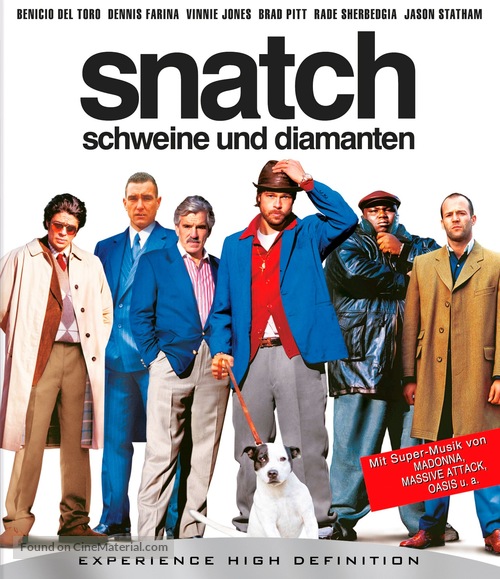 Snatch - German Blu-Ray movie cover