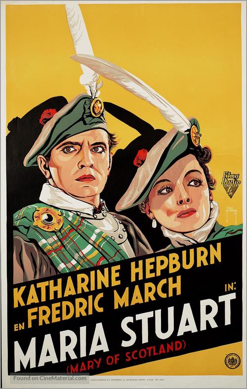 Mary of Scotland - Dutch Movie Poster