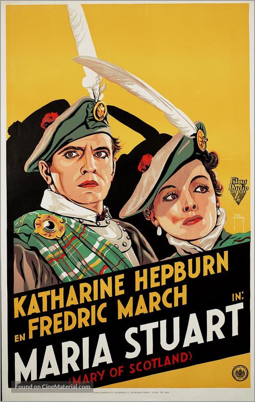 Mary of Scotland - Dutch Movie Poster